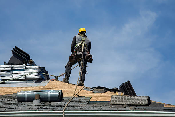 Professional Roofing technician working in Cranberry Township, PA